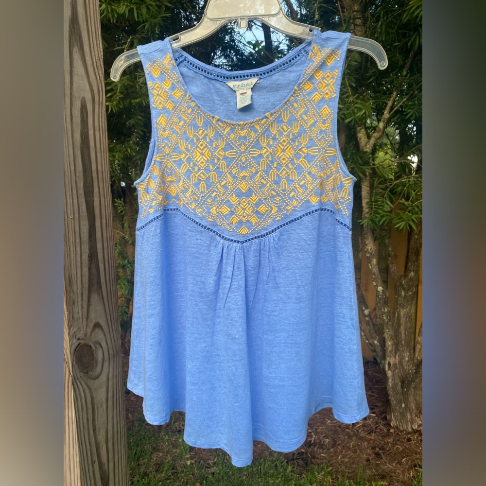 EUC SUNDANCE 100% linen top